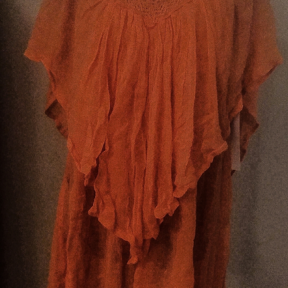 RIP CURL BURNT ORANGE COVER UP